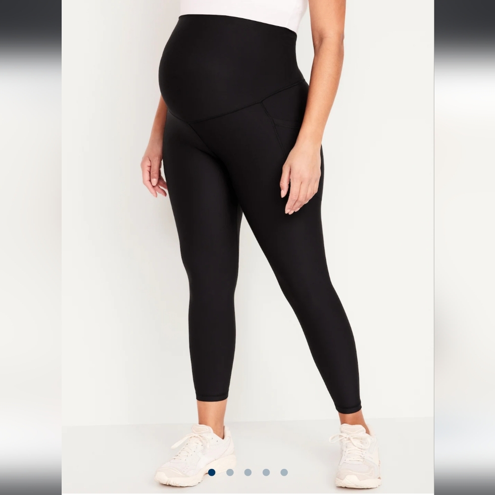Women's Black Maternity Leggings